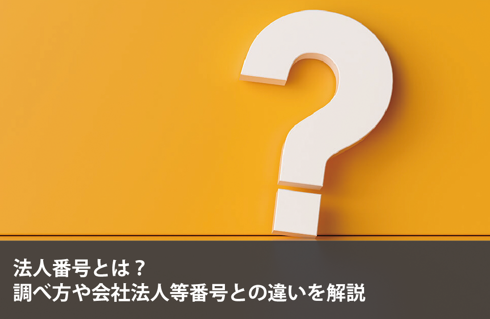 <strong>「法人番号」「会社法人等番号」「会社法人番号」の違いとは｜行政書士が解説</strong>